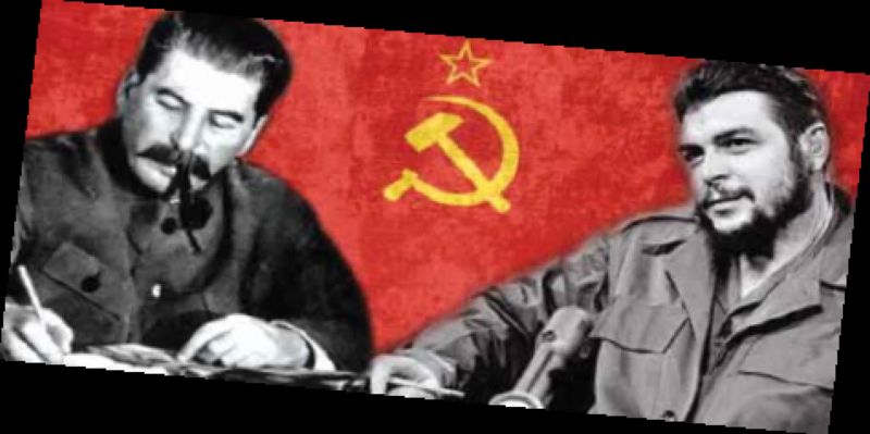 Y. V. Stalin ve Ernesto Che Guevara