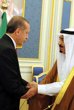 Erdoğan ve Suudi Arabistan Kralı