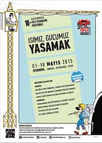 İstanbul 10. İşçi Filmleri Festivali Afişi