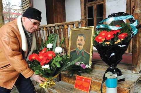 Stalin'i anma törenlerinden bir görüntü