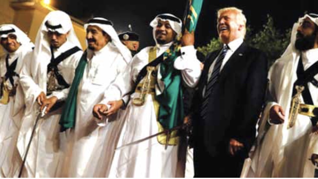 ABD Başkanı Donald Trump Suudi Arabistan'da silah ticareti anlaşmasından sonra
