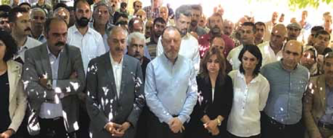 HDP Eş Genel Başkanı Sezai Temelli'nin Suruç Katliamı Taziyesi
