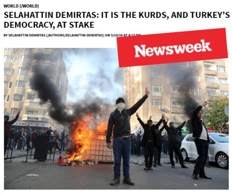 HDP Eş Genel Başkanı Selahattin Demirtaş’ın Amerikan Newsweek dergisinde yayınlanan yazısının Türkçe çeviris