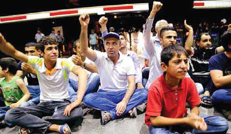 350 TPIC işçisinin işgal eylemi sürüyor