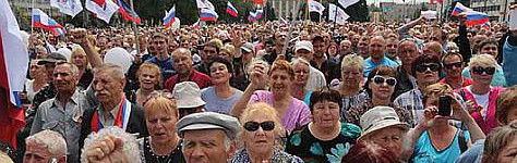 Rusya'da bir yürüyüş