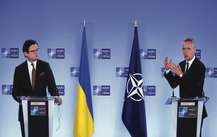 Ukrayna Cumhurbaşkanı Selenski ve NATO Genel Sekreteri Stoltenberg